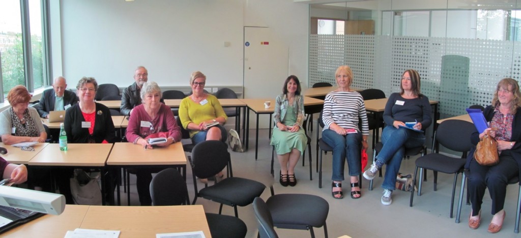 Our workshop group who enjoyed hearing about social media for writers. 