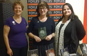 With Debbie Young and Liesel Schwarz at Foyles
