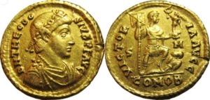 Solidus, Theodosius I, AD 379-395