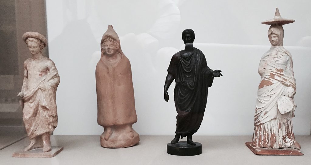 Pottery and bronze figurines 3rd century BC and 1st century AD - sigillaria?