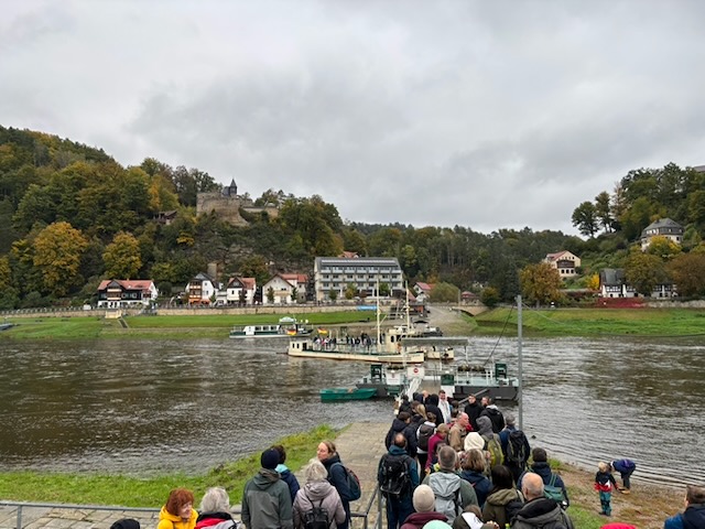 Ferry across the Elbe