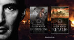 Man's face and covers of INSURRECTIO and RETALIO