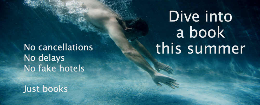 Man diving into a swimming pool